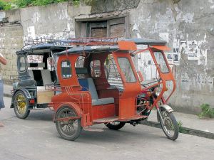 De tricycle ,openbaar vervoer