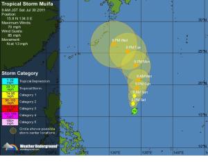 Deze komt er nu aan -Typhoon Muifa